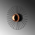 Starburst Tel Metal Duvar Apligi - Siyah