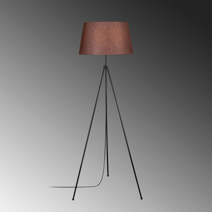 Tripod Metal Lambader - Kahve