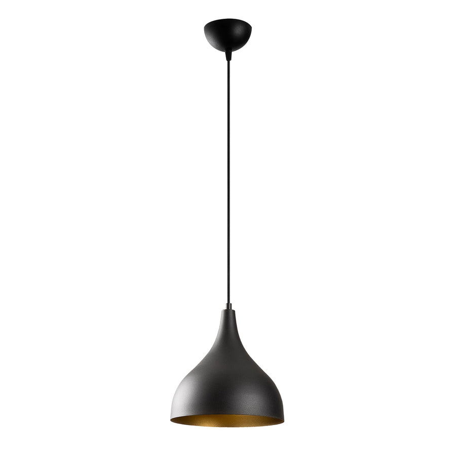 Modern Tekli Sarkıt Metal Mermi - Siyah