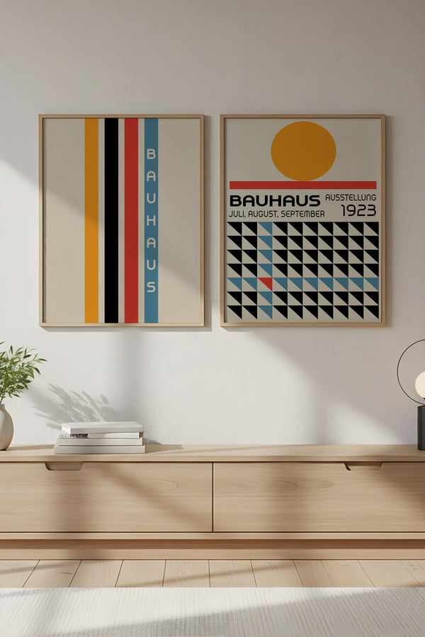 Bauhaus Temalı Modern Tablo Seti - 2’li Set | huhu245