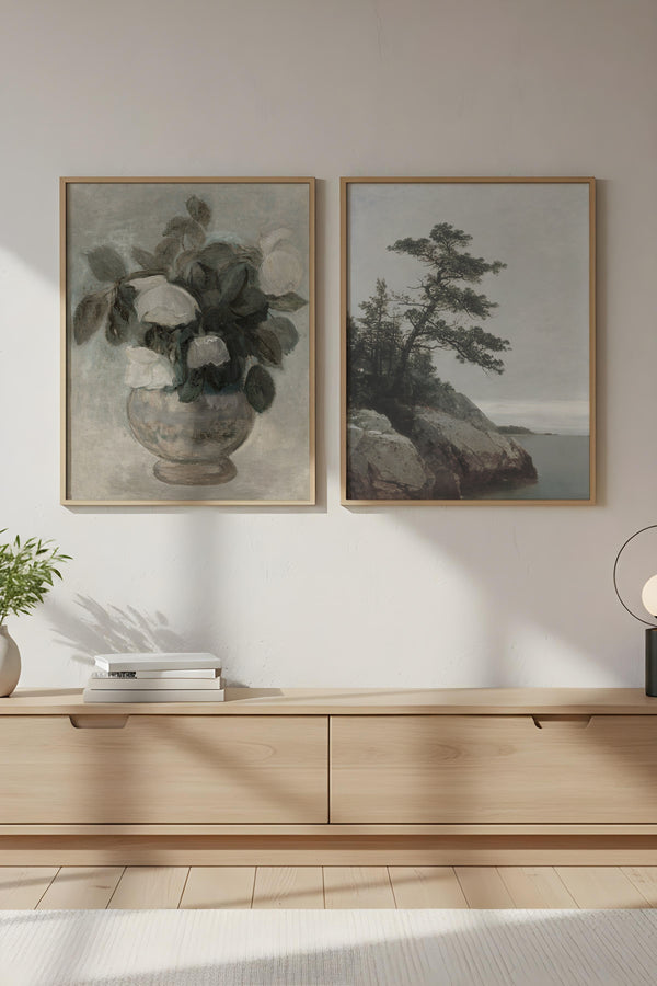 Soyut Desenli Modern Tablo Seti - 2'li Set | huhu275