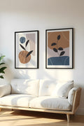 Modern Geometrik Desenli Tablo Seti - 2’li Set | huhu40