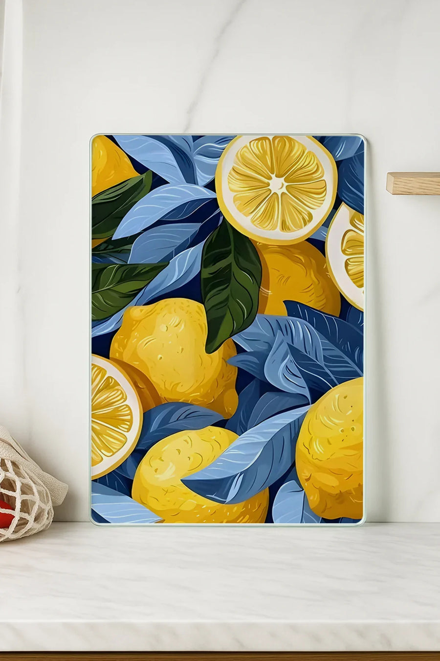Cam Kesme Tahtası 20x30 cm | Temperli Cam | Hijyenik ve Dayanıklı Mutfak Gereci | KSME58