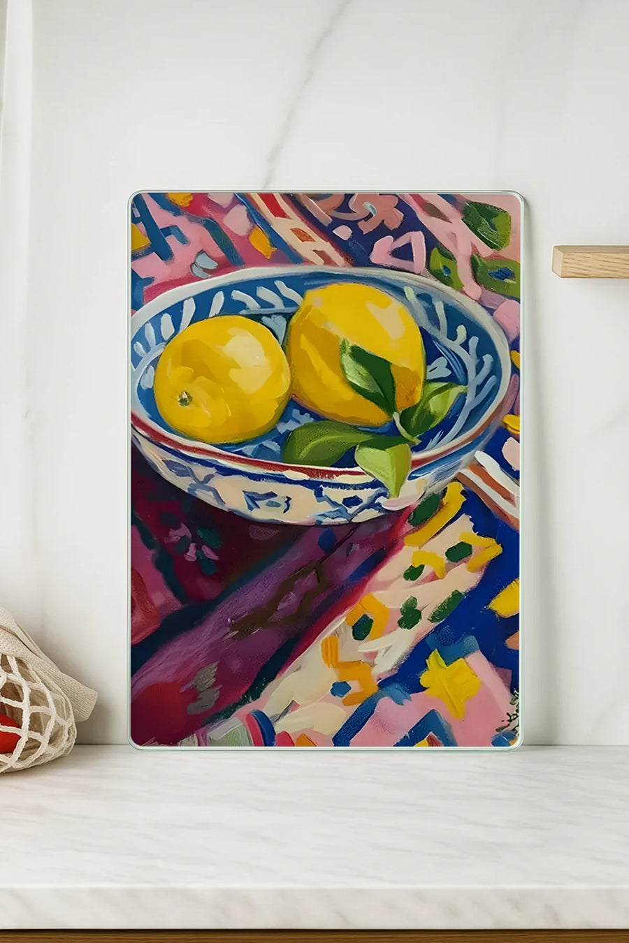Cam Kesme Tahtası 20x30 cm | Temperli Cam | Hijyenik ve Dayanıklı Mutfak Gereci | KSME25