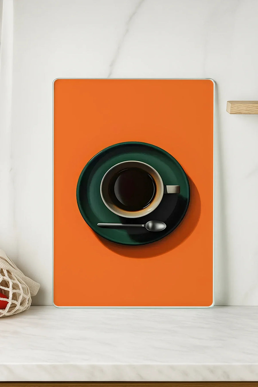 Cam Kesme Tahtası 20x30 cm | Temperli Cam | Hijyenik ve Dayanıklı Mutfak Gereci | KSME67