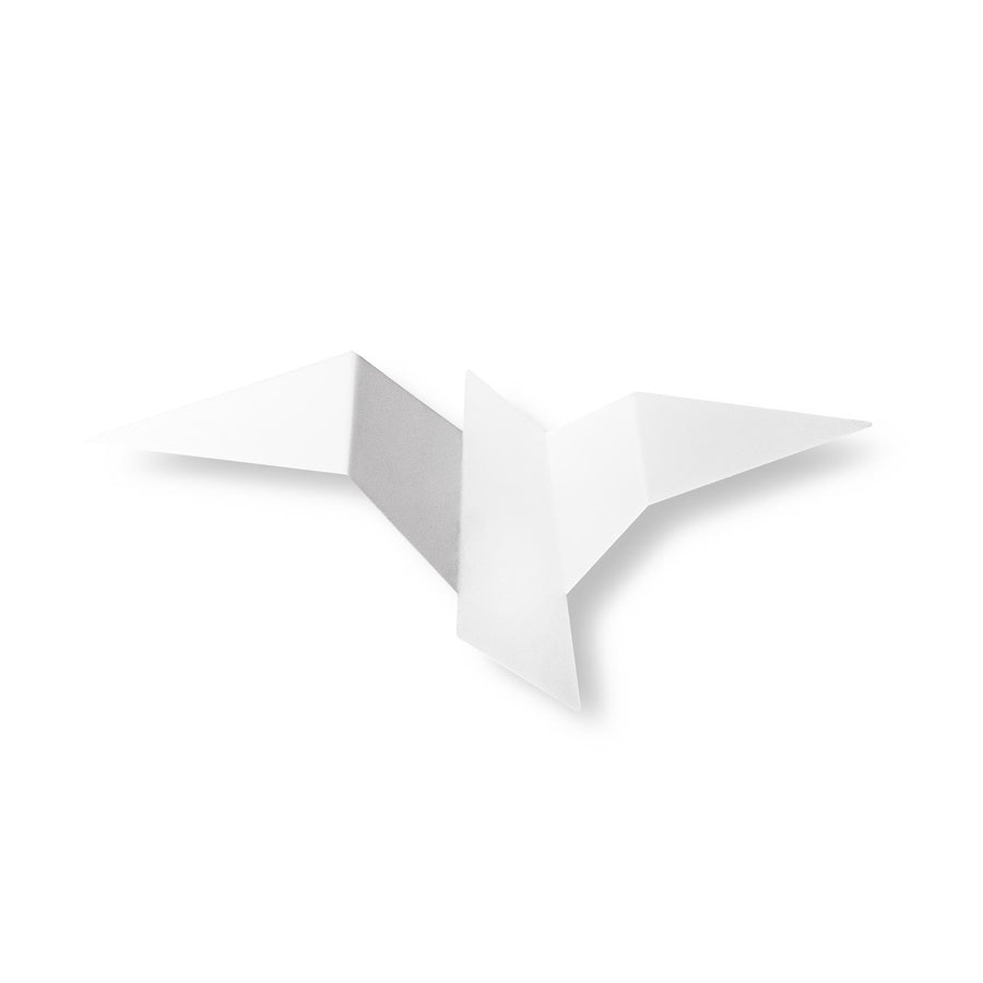 Origami Kuş Büyük Boy LED Aplik - Beyaz