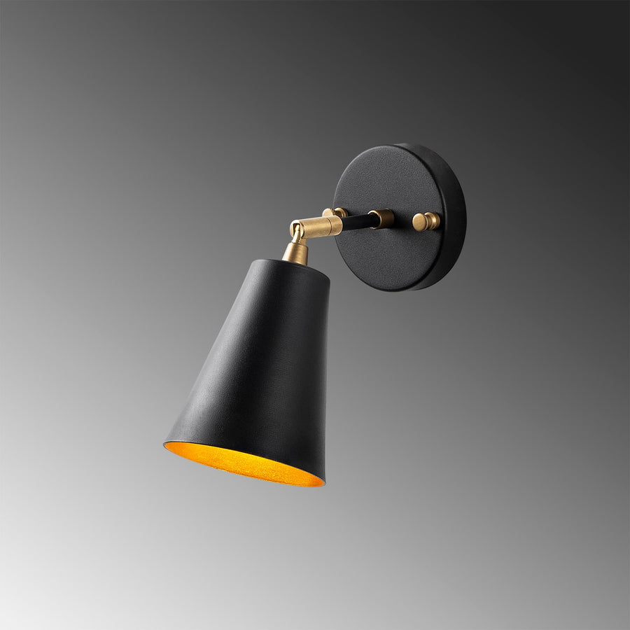 Konik Hareketli Metal Aplik - Siyah