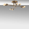 Sputnik 8li Metal Plafonyer - Altin