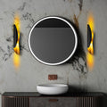 Flare Modern Metal Tekli Aplik - Siyah