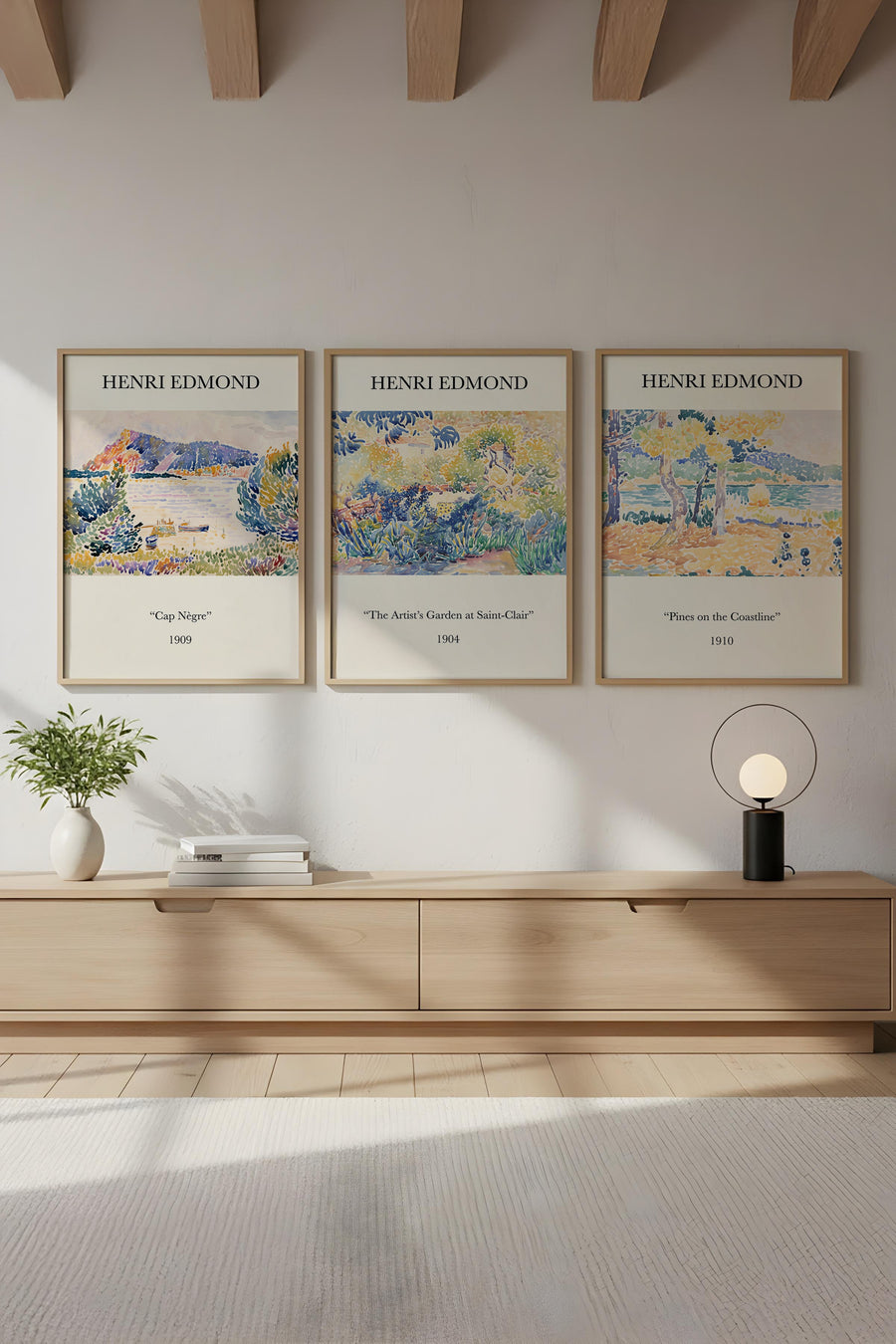 Sanatçı Temalı Çerçeveli Tablo Seti - 3’lü Set | huhu266