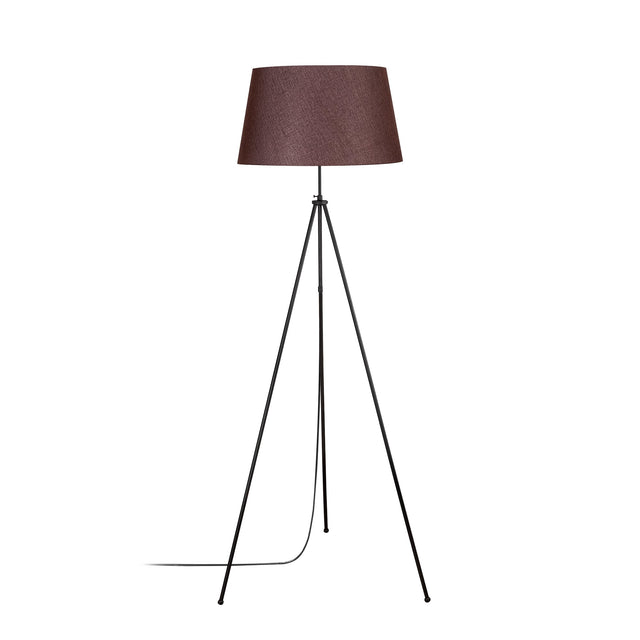 Tripod Metal Lambader - Kahve