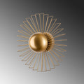 Starburst Tel Metal Duvar Apligi - Altin