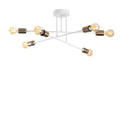 Sputnik 6'lı Metal Plafonyer - Beyaz