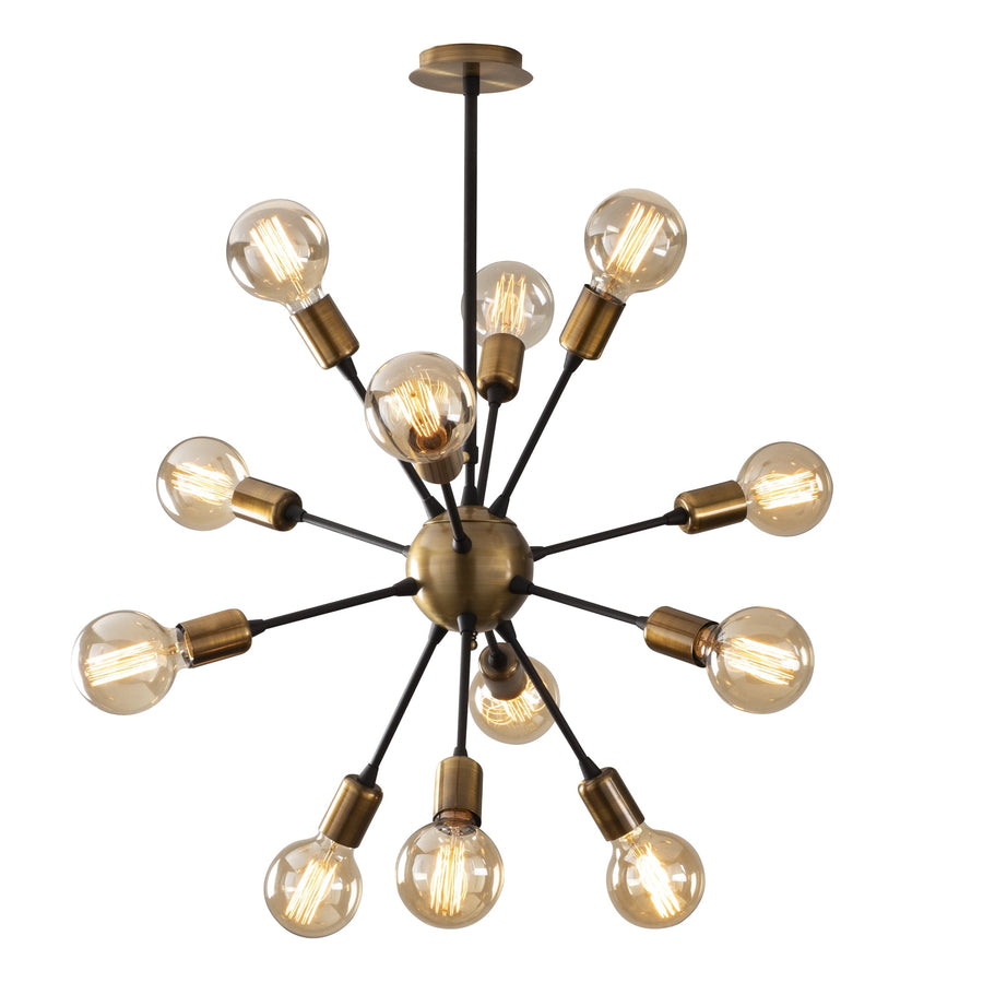 Sputnik 12'li Metal Avize - Altin
