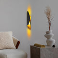 Flare Modern Metal Tekli Aplik - Siyah