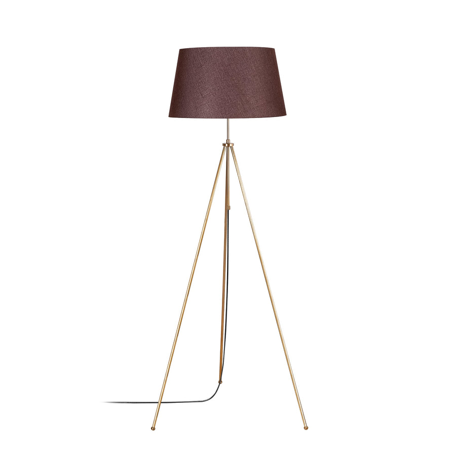 Tripod Metal Lambader - Kahve