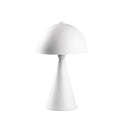 Dome Başlık Modern Metal Masa Lambası - Beyaz