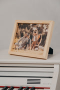 10×15 Cm İskandinav Çam Ahşap Fotoğraf Çerçevesi – Dekoratif, Koruyucu Film & Plastik Arka Kapak | DA1015
