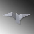 Origami Kuş Büyük Boy LED Aplik - Beyaz
