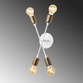 Sputnik 4'lü Metal Aplik - Beyaz