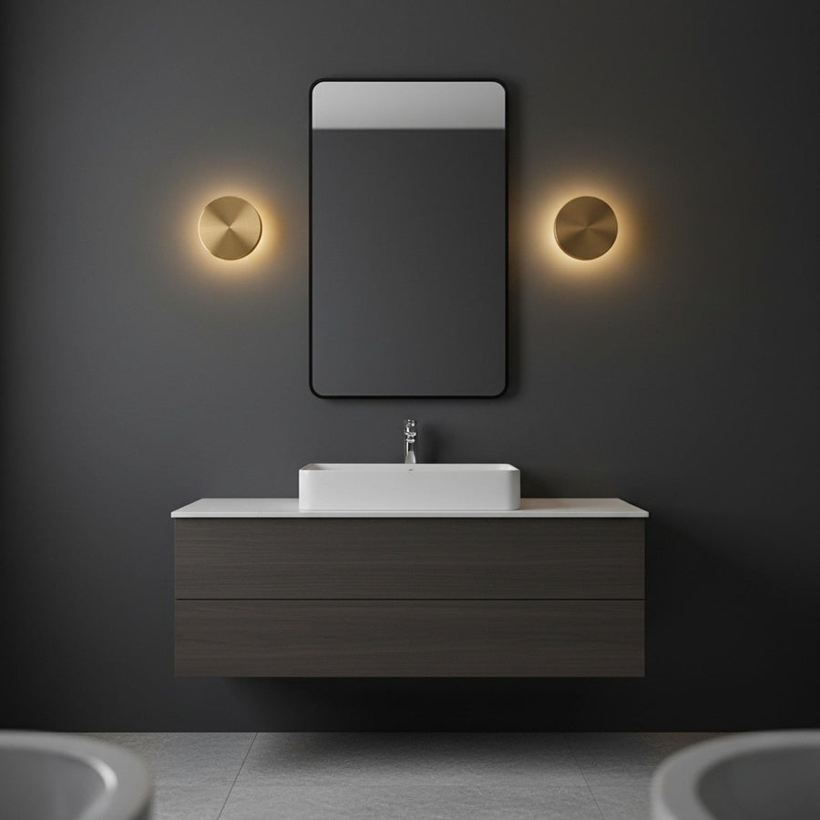 Altin LED Metal Sivama Tekli Aplik - Altin