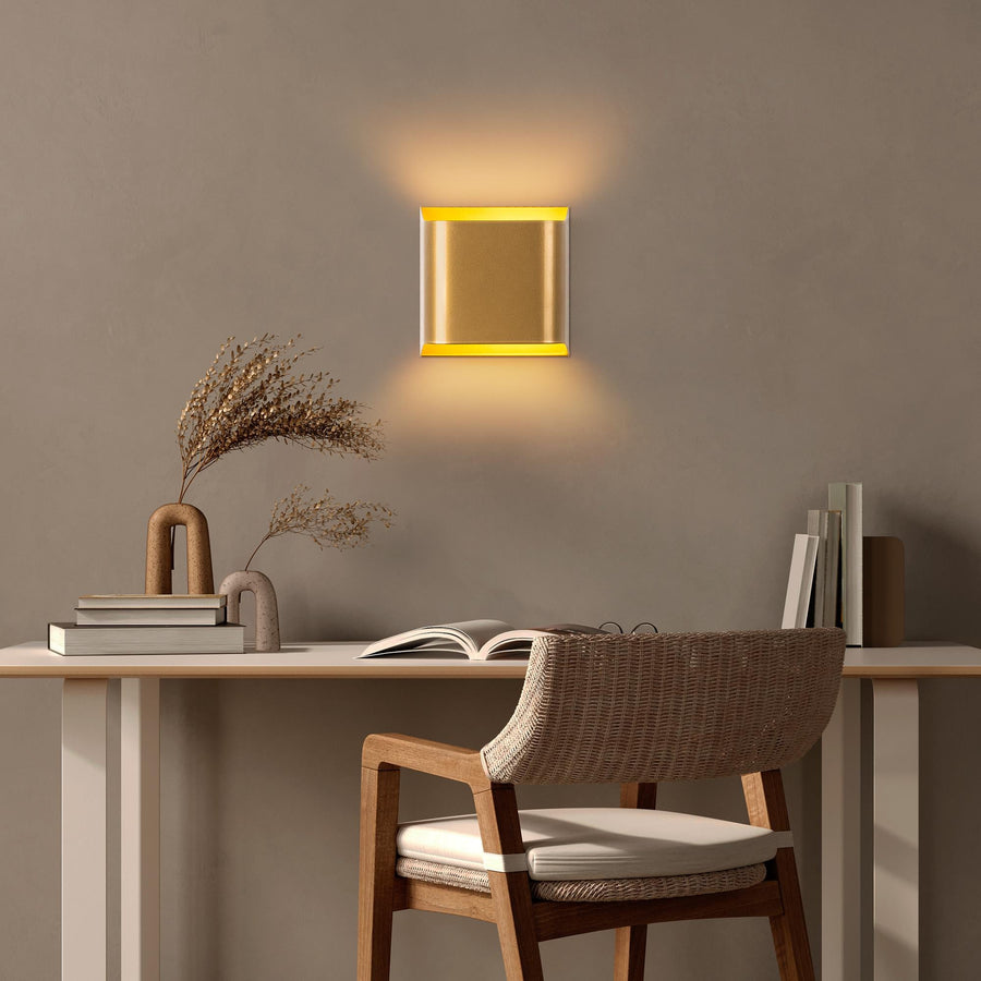 Bera Rustik Metal Tekli Aplik - Altin