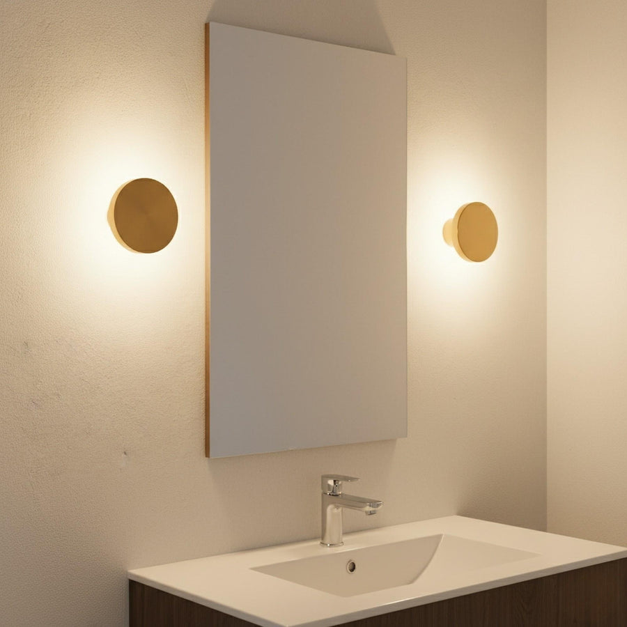 Altin LED Metal Sivama Tekli Aplik - Altin