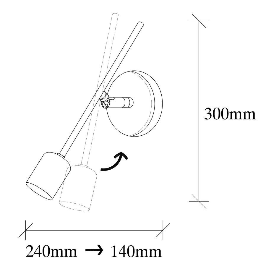 Rustik Tekli Metal Aplik - Gümüş