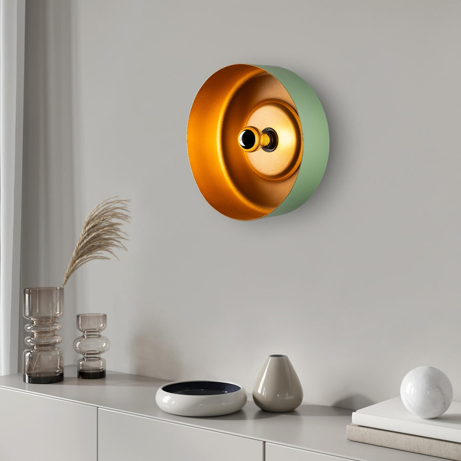Yesil Modern Metal Tekli Aplik - Yesil