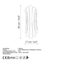 Linea Cift Yonlu Metal Aplik - Gumus