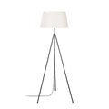 Abajurlu Tripod Modern Metal Lambader - Beyaz