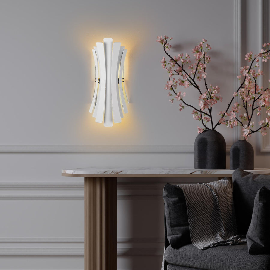 Linea Cift Yonlu Metal Aplik - Beyaz