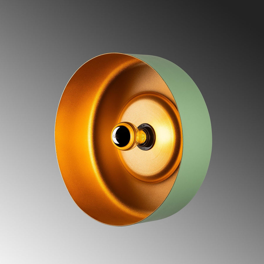 Yesil Modern Metal Tekli Aplik - Yesil
