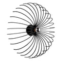 Spiral Tel Tekli Aplik Metal - Siyah