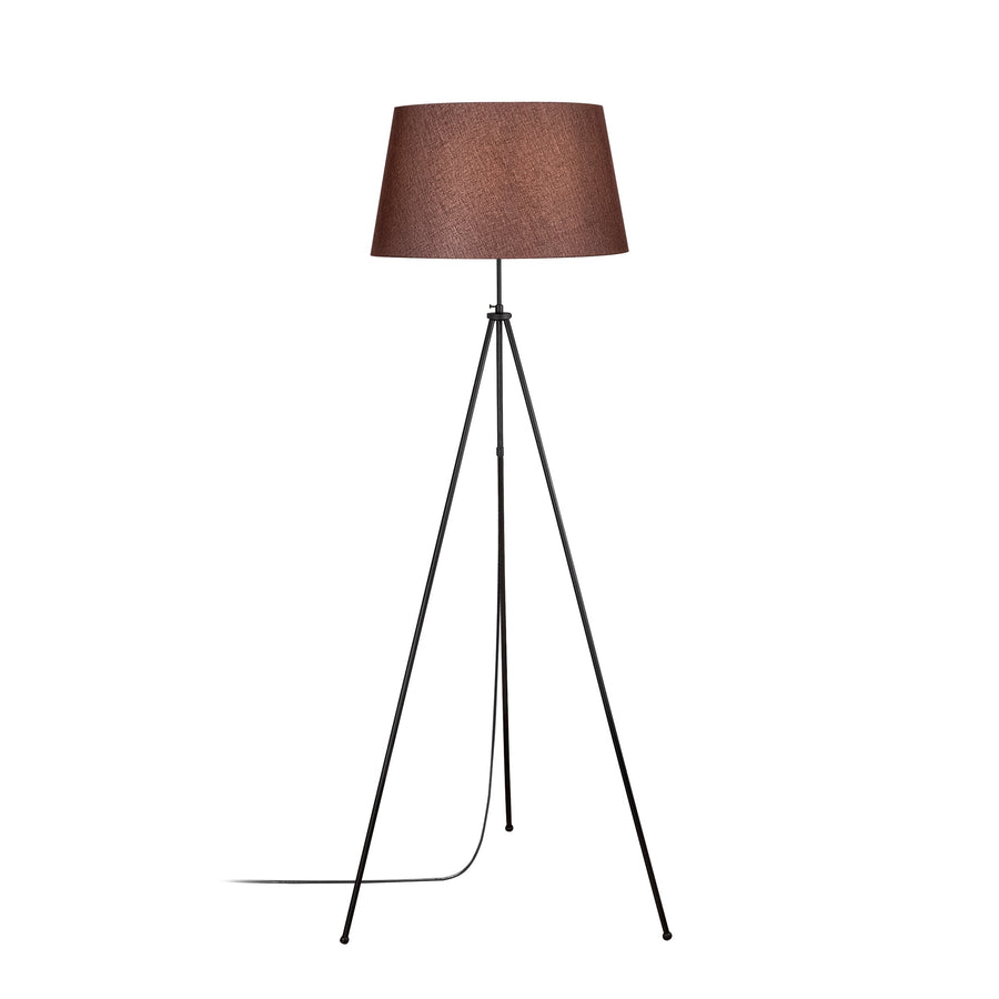 Tripod Metal Lambader - Kahve