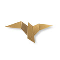 Origami Kuş Büyük Boy LED Aplik - Altin