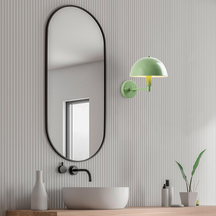 Kupol Metal Duvar Aplik - Yesil
