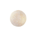 Dokulu Oval Aplik - Beyaz