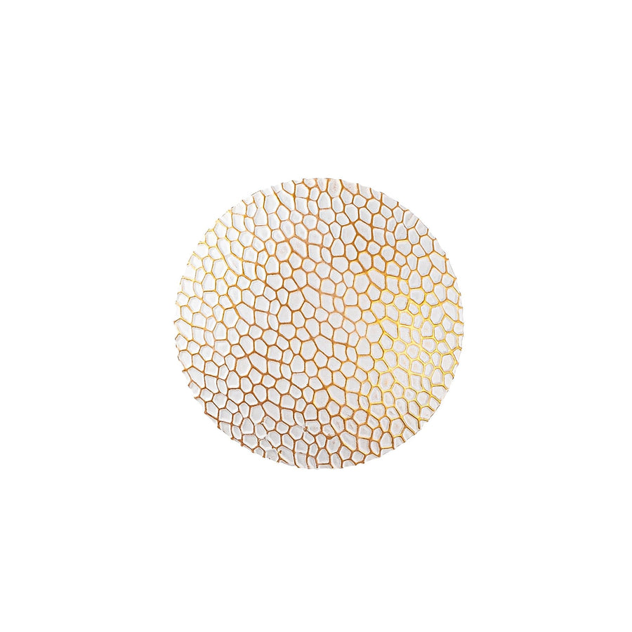 Dokulu Oval Aplik - Beyaz