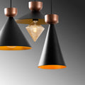 Karma Metal 3'lü Tepsi Sarkıt - Siyah