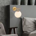 Küre Camlı Tekli Metal Aplik - Altin