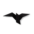 Origami Kuş Büyük Boy LED Aplik - Siyah