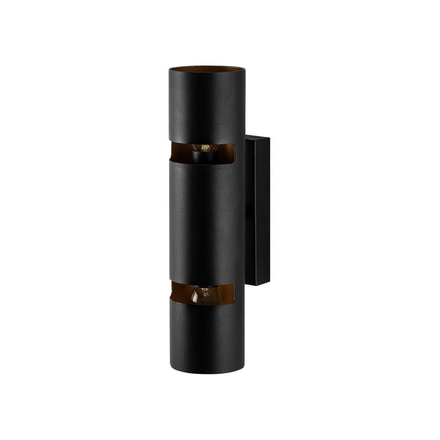 Cift Silindirli Metal Aplik - Siyah