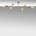 Sputnik 6'lı Metal Plafonyer Eskitme - Altin