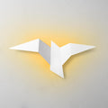 Origami Kuş Büyük Boy LED Aplik - Beyaz