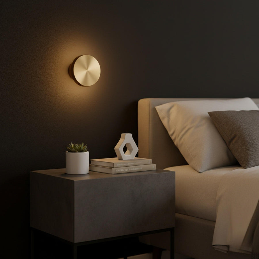 Altin LED Metal Sivama Tekli Aplik - Altin