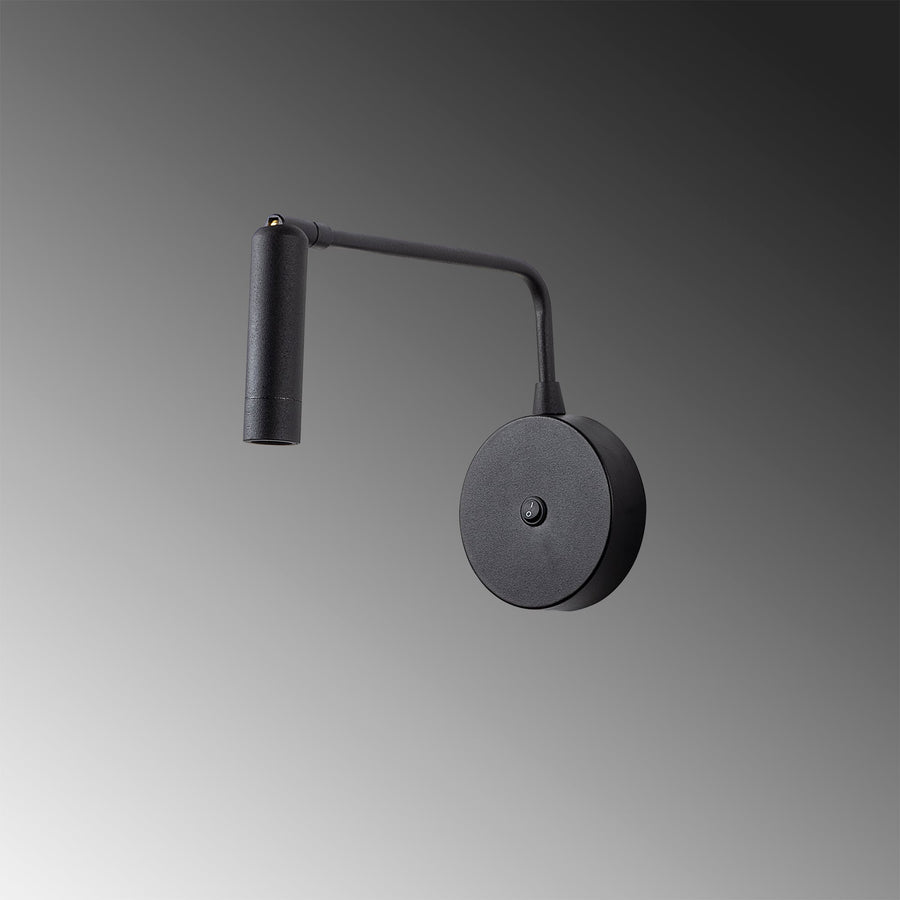 LED Okuma Metal Apliki - Siyah