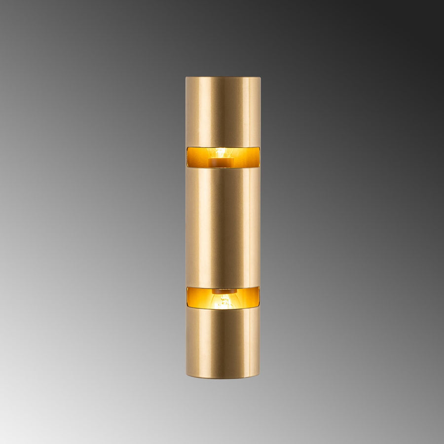 Cift Silindirli Metal Aplik - Altin