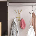 Altın Metal Duvar Askılığı - 5 Toplu Modern
