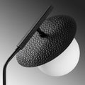 Cam Tekli Lambader Metal - Siyah